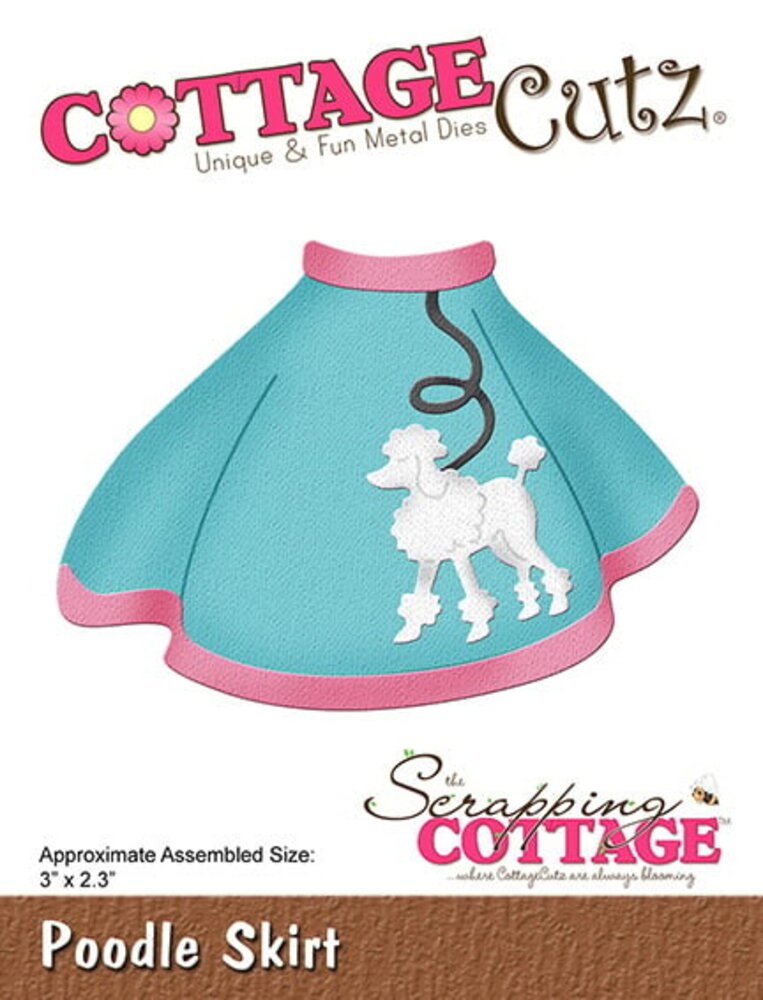 Scrapping Cottage Poodle Skirt (CC-1156) (OUTLET) Scrapping Cottage Poodle Skirt (CC-1156) (OUTLET)