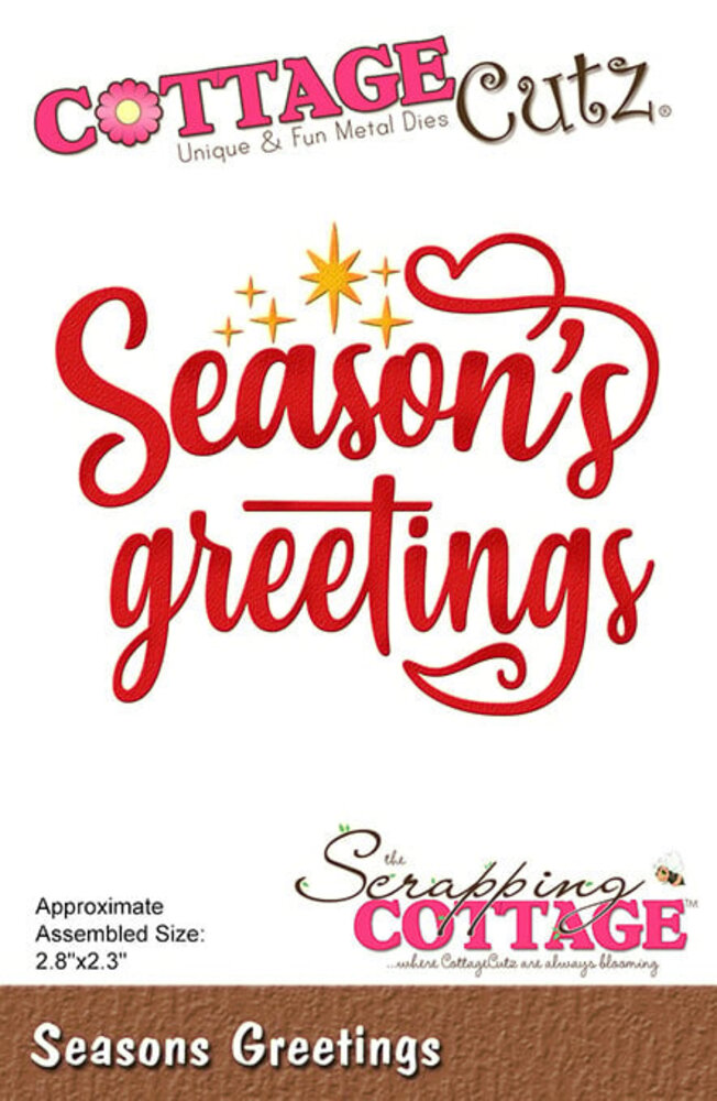 Scrapping Cottage Seasons Greetings (CC-1118) (OUTLET)