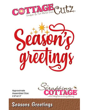 Scrapping Cottage Seasons Greetings (CC-1118) (OUTLET)