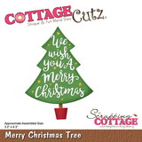 Scrapping Cottage Merry Christmas Tree (CC-1083) (OUTLET)