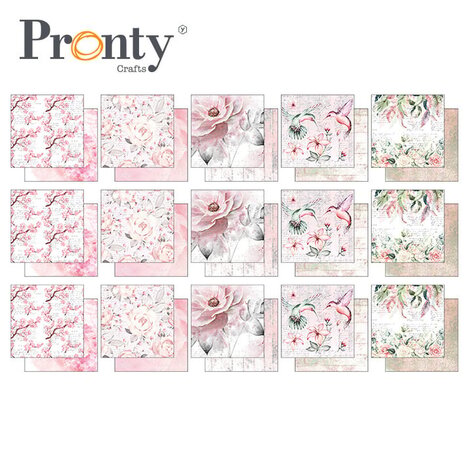 Pronty Crafts Romantica 21x21cm Deco Paper (471.201.008) (OUTLET)