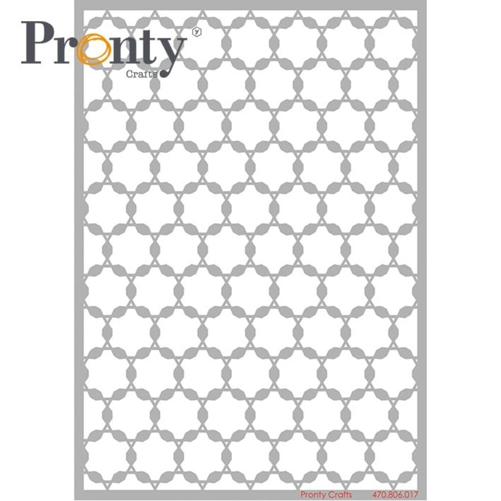 Pronty Crafts Mask Stencil A5 Geomatric (470.806.017) (OUTLET)