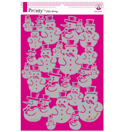 Pronty Crafts Snowman A4 Stencil (470.765.019) (OUTLET)