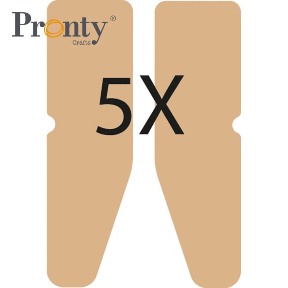 Pronty Crafts MDF Pinchers 18mm (5pcs) (460.483.025) (OUTLET)