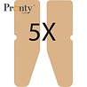 Pronty Crafts MDF Pinchers 18mm (5pcs) (460.483.025) (OUTLET)