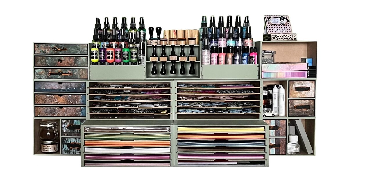 Pronty Crafts MDF Organizer Basic Box Blending Tool Storage (460.483.024) (OUTLET) Pronty Crafts MDF Organizer Basic Box Blending Tool Storage (460.483.024) (OUTLET)