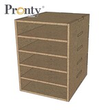 Pronty Crafts MDF Organizer Half Box Drawer (460.483.019) (OUTLET)