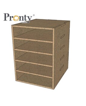 Pronty Crafts MDF Organizer Half Box Drawer (460.483.019) (OUTLET)