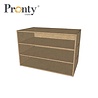 Pronty Crafts MDF Organizer Basic Box Drawer (460.483.014) (OUTLET) Pronty Crafts MDF Organizer Basic Box Drawer (460.483.014) (OUTLET)