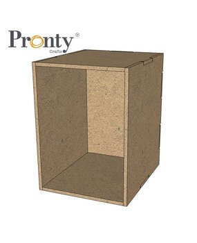 Pronty Crafts MDF Organizer Half Box (460.483.012) (OUTLET)