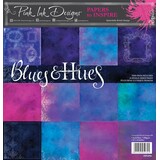 Pink Ink Designs Blues & Hues 12x12 Inch Paper Pack (PIPAP06) (OUTLET)