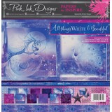 Pink Ink Designs All Things White & Beautiful 12x12 Inch Paper Pack (PIPAP04) (OUTLET)
