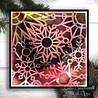 Pink Ink Designs Abstract Snowflakes 7x7 Inch Stencil (PINKST025) (OUTLET)