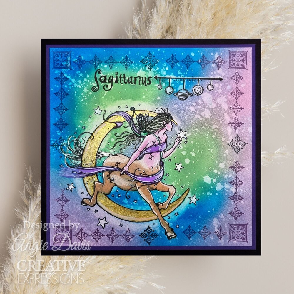 Pink Ink Designs Sagittarius "Knowledge Seeker" A5 Clear Stamps (PI234) (OUTLET)