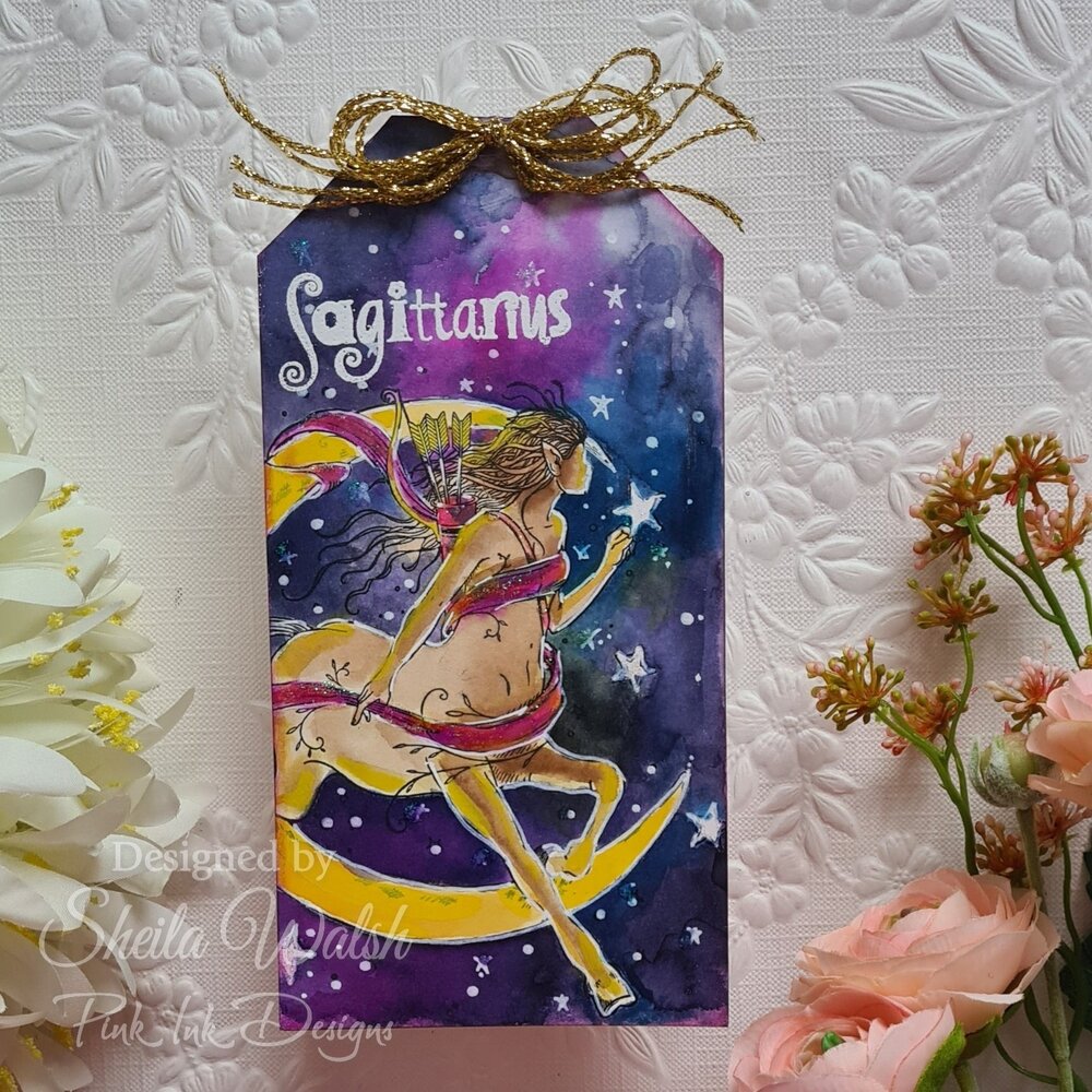 Pink Ink Designs Sagittarius "Knowledge Seeker" A5 Clear Stamps (PI234) (OUTLET)