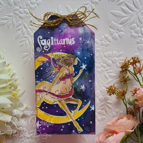Pink Ink Designs Sagittarius "Knowledge Seeker" A5 Clear Stamps (PI234) (OUTLET)