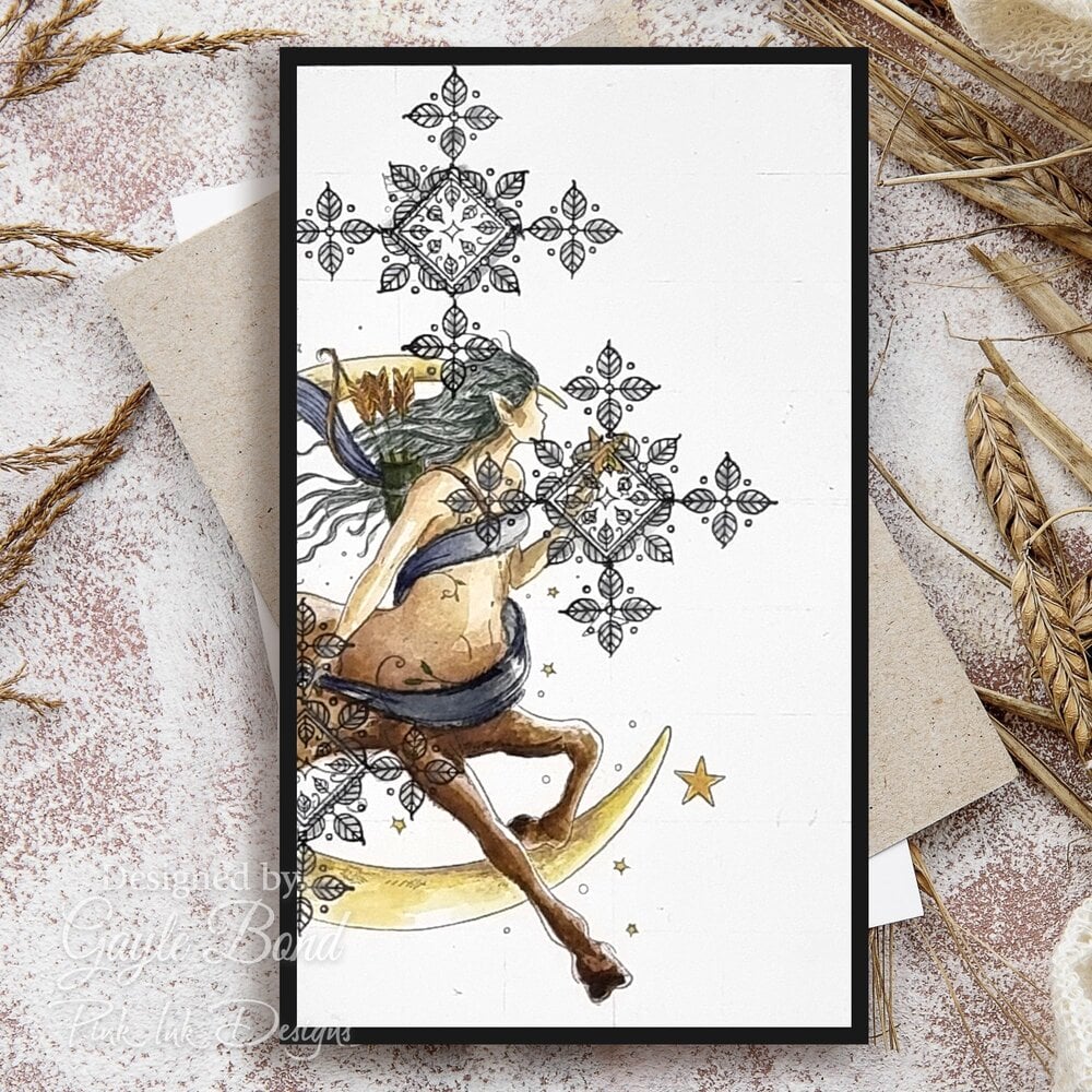 Pink Ink Designs Sagittarius "Knowledge Seeker" A5 Clear Stamps (PI234) (OUTLET)