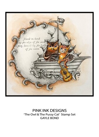 Pink Ink Designs The Owl & The Pussycat A5 Clear Stamps (PI221) (OUTLET) Pink Ink Designs The Owl & The Pussycat A5 Clear Stamps (PI221) (OUTLET)