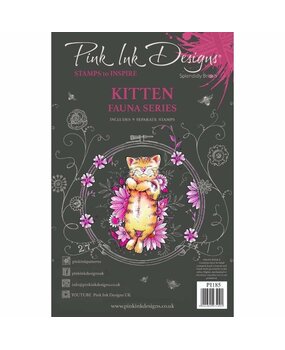 Pink Ink Designs Kitten A5 Clear Stamp (PI185) (OUTLET)