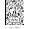 Pink Ink Designs King Kong Merrily On High A5 Clear Stamps (PI180) (OUTLET)