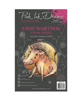 Pink Ink Designs Andy Warthog A5 Clear Stamps (PI167) (OUTLET)