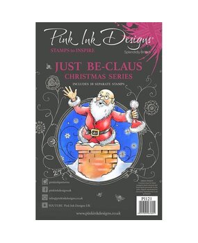 Pink Ink Designs Just Be-claus A5 Clear Stamp (PI121) (OUTLET)