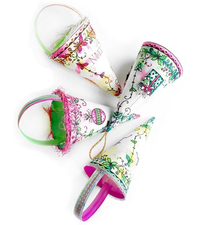 Pink Ink Designs Festive Cone A6 Clear Stamps (PI0A6034) (OUTLET)