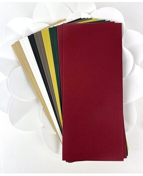 Picket Fence Studios Slim Line Envelopes 4.125 x 9.5 Inch Traditional Christmas (EN-102) (OUTLET)