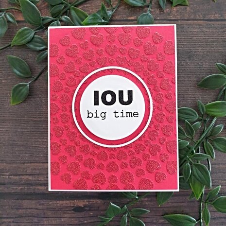 Picket Fence Studios Spiral of Hearts 6x6 Inch Stencil (SC-272) (OUTLET)