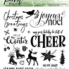 Picket Fence Studios Joyeux Noel 6x6 Inch Clear Stamps (C-129) (OUTLET)