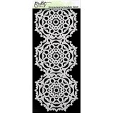 Picket Fence Studios Slim Line Hand Cut Snowflake 4x10 Inch Stencil (SC-253) (OUTLET)