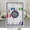 Picket Fence Studios Nice Seeing You 6x6 Inch Clear Stamps (BB-169) (OUTLET)