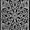 Picket Fence Studios Slim Line Center Flower 4x10 Inch Stencil (SC-235) (OUTLET)