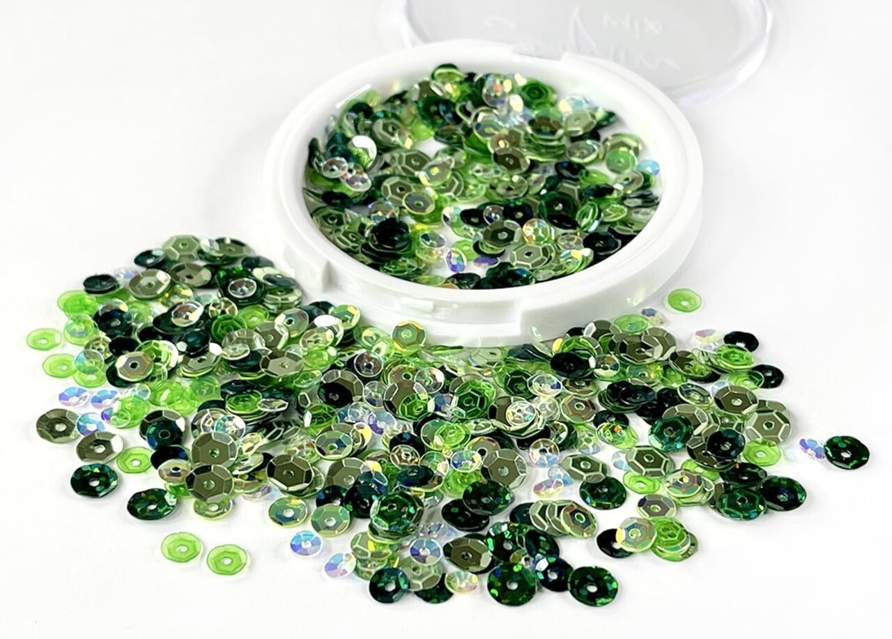 Picket Fence Studios All About the Greens Sequin Mix (SQ-164) (OUTLET) Picket Fence Studios All About the Greens Sequin Mix (SQ-164) (OUTLET)