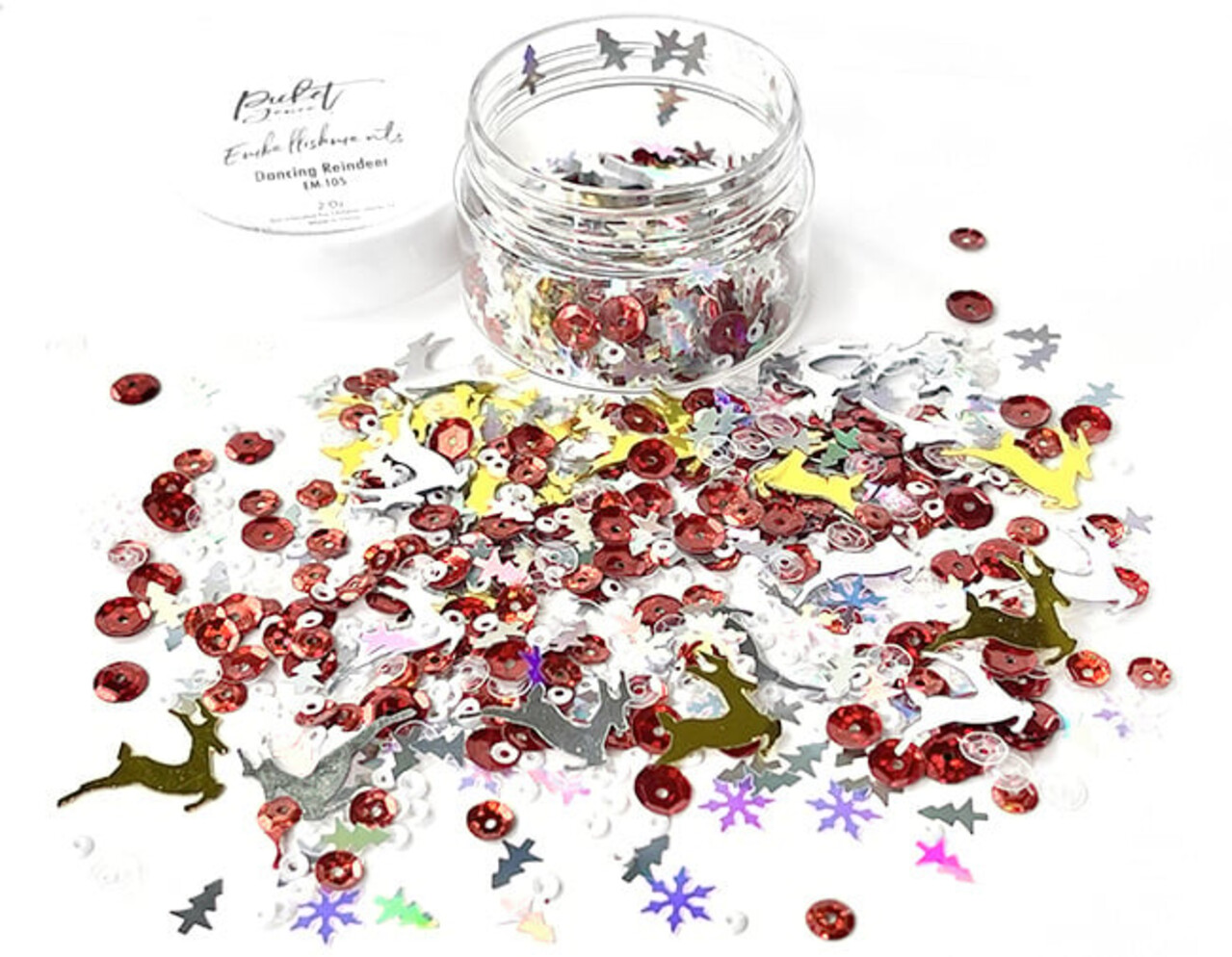 Picket Fence Studios Embellishments Dancing Reindeer 2 oz (EM-105) (OUTLET) Picket Fence Studios Embellishments Dancing Reindeer 2 oz (EM-105) (OUTLET)
