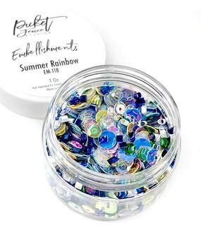 Picket Fence Studios Embellishments Summer Rainbow 1 oz (EM-118) (OUTLET)