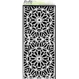 Picket Fence Studios Slim Line Retro Burst 4x10 Inch Stencil (SC-302) (OUTLET)