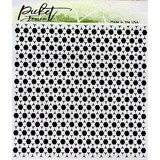 Picket Fence Studios Hexagon Randomness 6x6 Inch Stencil (SC-299) (OUTLET)