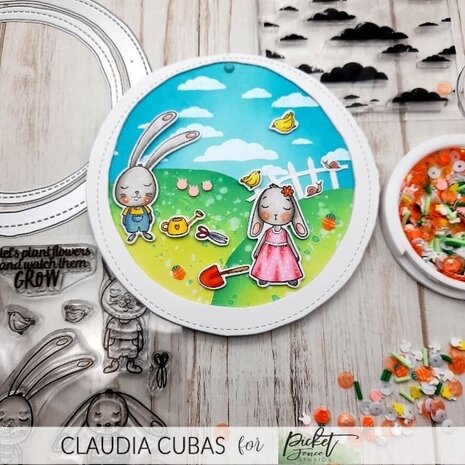 Picket Fence Studios The Bunny Express Sequin Mix (SQC-135) (OUTLET)