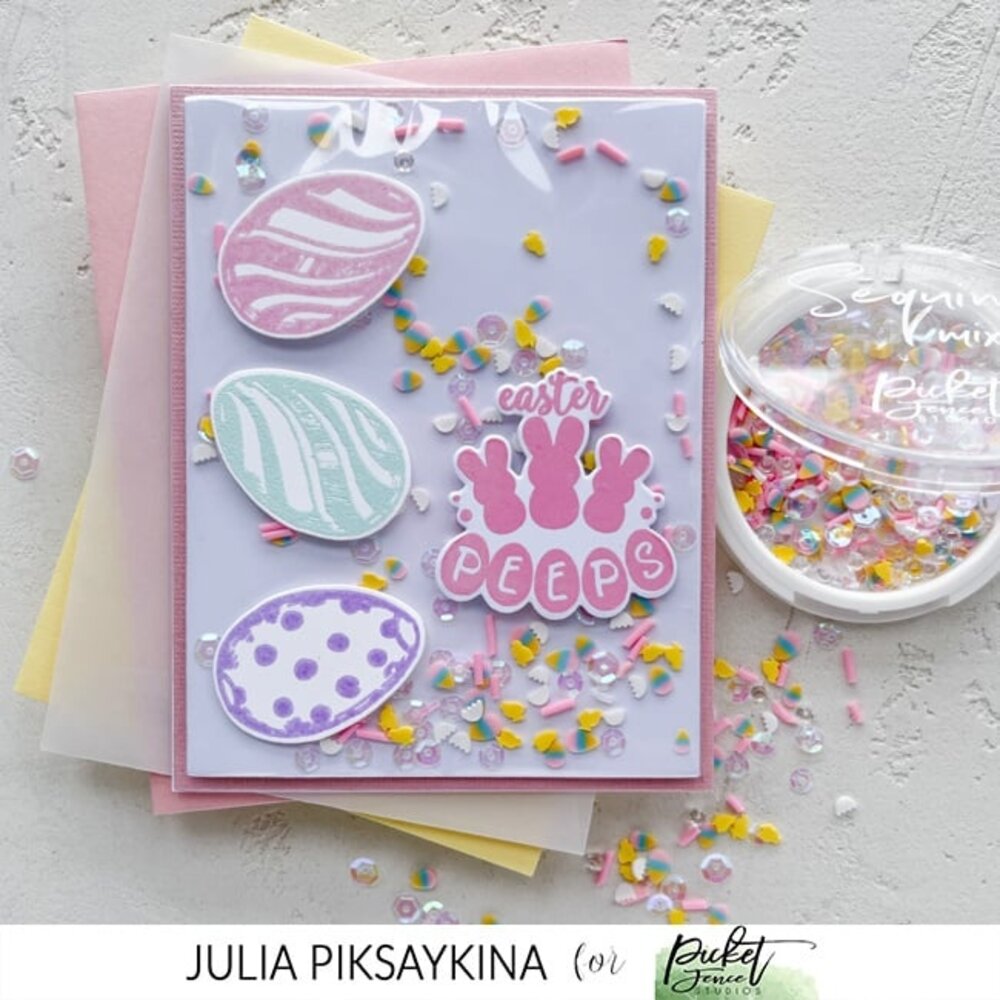 Picket Fence Studios On an Egg Hunt Sequin Mix (SQC-137) (OUTLET)