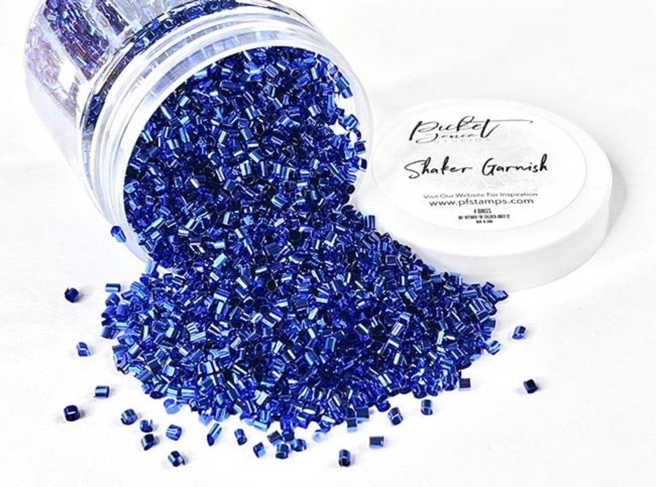 Picket Fence Studios Shaker Garnish Metallic Blue (SG-111) (OUTLET)