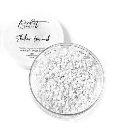 Picket Fence Studios Shaker Garnish Opaque White (SG-118) (OUTLET)