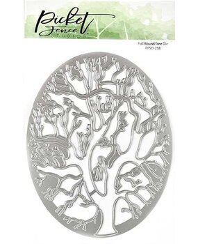 Picket Fence Studios Full Round Tree 4x6 Inch Dies (PFSD-258) (OUTLET)