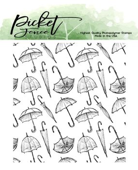 Picket Fence Studios Dancing in the Rain 4x4 Inch Clear Stamps (BB-181) (OUTLET)