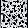 Picket Fence Studios Slim Line Flowers and Polka Dot Fun 4x10 Inch Stencil (SC-282) (OUTLET)