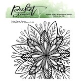 Picket Fence Studios A Wreath for all Seasons 6x6 Inch Clear Stamp (F-159) (OUTLET)