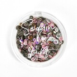 Picket Fence Studios Pink Camo Sequin Mix (SQ-146) (OUTLET)
