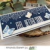 Picket Fence Studios Slim Line Feel Better Soon Word 4x10 Inch Topper Dies (SDCS-137) (OUTLET)