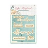 P13 Travel Journal Light Chipboard Embellishments ENG (8pcs) (P13-TRJ-55) (OUTLET)