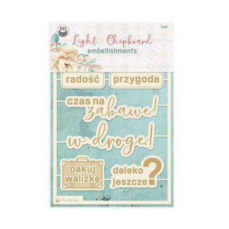 P13 Travel Journal Light Chipboard Embellishments POL (8pcs) (P13-TRJ-54) (OUTLET) P13 Travel Journal Light Chipboard Embellishments POL (8pcs) (P13-TRJ-54) (OUTLET)
